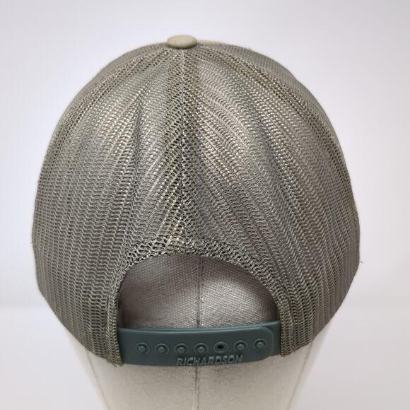 Solo Hunter Snapback Trucker Hat Green L Adjustable Embroidered Richardson - Picture 6 of 10